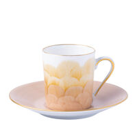Cercle D'écailles Pink Coffee Cup & Saucer, small